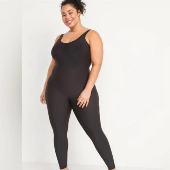 Old Navy Pants - NWT Old Navy PowerSoft Bodysuit, Size 4X, Very Dark Grey, Go Dry Jumpsuit